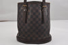 Authentic Louis Vuitton Damier Marais Bucket Shoulder Tote Bag N42240 LV 9956J