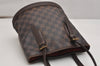 Authentic Louis Vuitton Damier Marais Bucket Shoulder Tote Bag N42240 LV 9956J