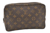 Auth Louis Vuitton Monogram Trousse Toilette 23 Clutch Hand Bag Old Model 9957J