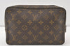 Auth Louis Vuitton Monogram Trousse Toilette 23 Clutch Hand Bag Old Model 9957J