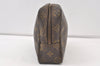 Auth Louis Vuitton Monogram Trousse Toilette 23 Clutch Hand Bag Old Model 9957J