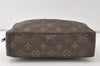 Auth Louis Vuitton Monogram Trousse Toilette 23 Clutch Hand Bag Old Model 9957J
