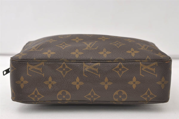 Auth Louis Vuitton Monogram Trousse Toilette 23 Clutch Hand Bag Old Model 9957J