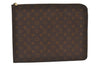 Authentic Louis Vuitton Monogram Poche Documents Document Case Old Model 9960J