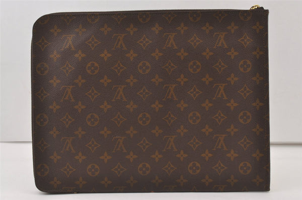 Authentic Louis Vuitton Monogram Poche Documents Document Case Old Model 9960J