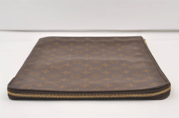 Authentic Louis Vuitton Monogram Poche Documents Document Case Old Model 9960J