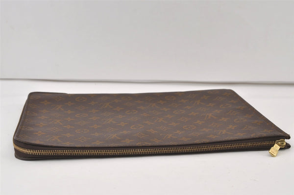 Authentic Louis Vuitton Monogram Poche Documents Document Case Old Model 9960J