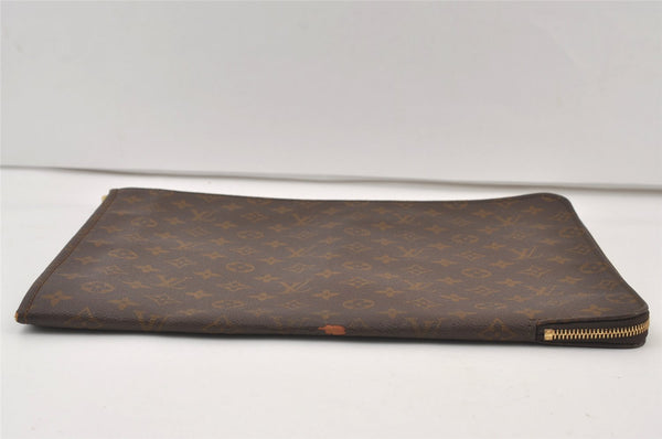 Authentic Louis Vuitton Monogram Poche Documents Document Case Old Model 9960J