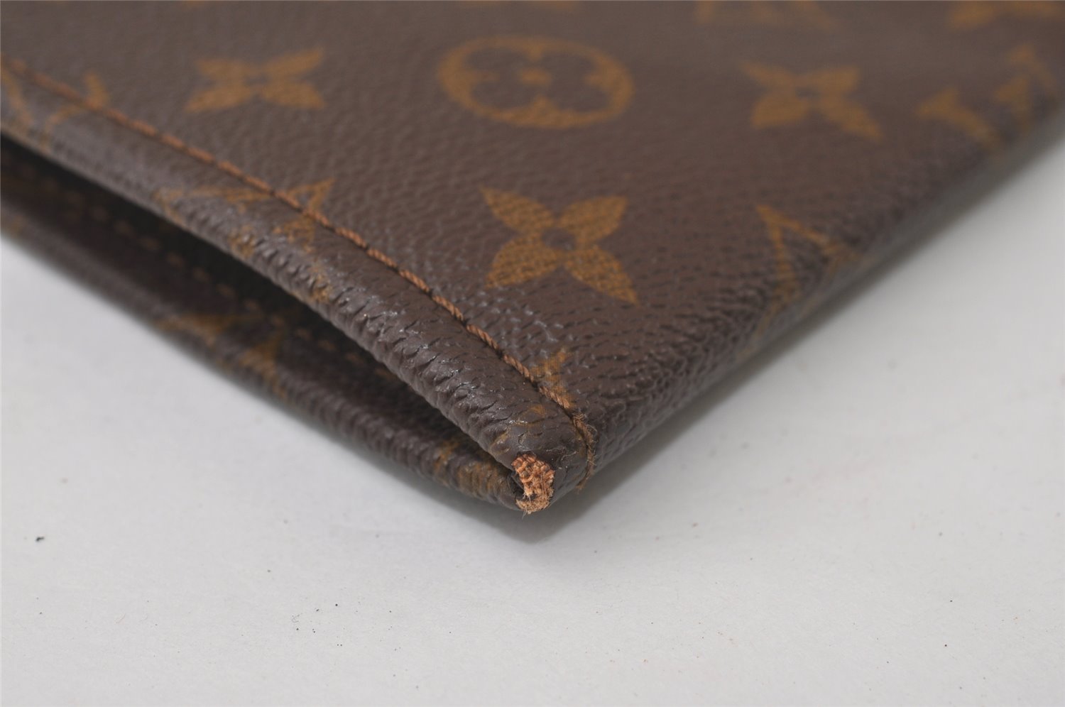 Authentic Louis Vuitton Monogram Poche Documents Document Case Old Model 9960J