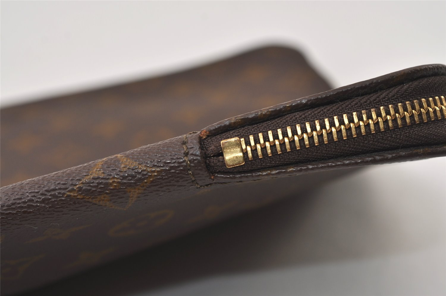 Authentic Louis Vuitton Monogram Poche Documents Document Case Old Model 9960J