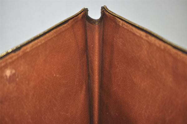 Authentic Louis Vuitton Monogram Poche Documents Document Case Old Model 9960J