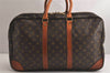 Authentic Louis Vuitton Monogram Sirius 50 Travel Boston Bag 3compartments 9961J