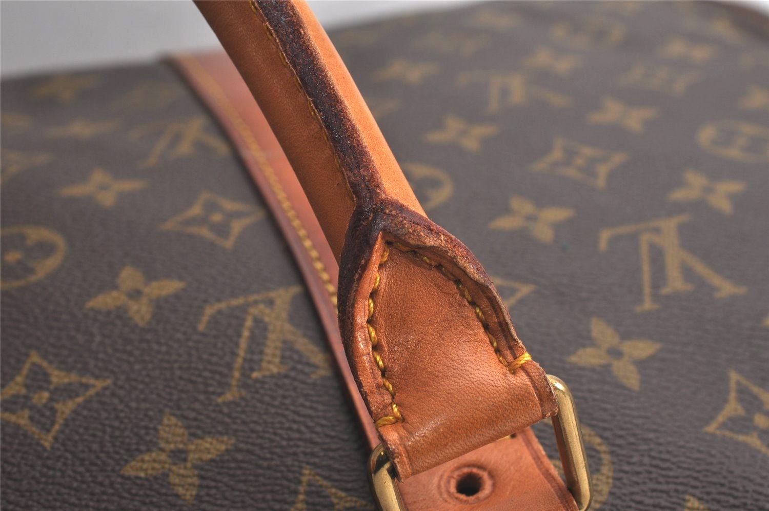 Authentic Louis Vuitton Monogram Sirius 50 Travel Boston Bag 3compartments 9961J