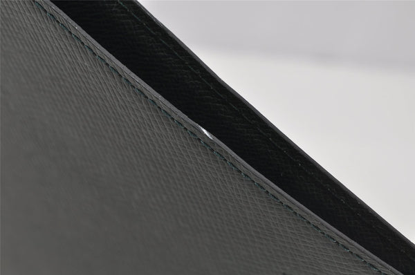 Auth Louis Vuitton Taiga Japan 15th Anniversary Documents Case Green LV 9963I