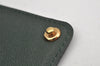 Auth Louis Vuitton Taiga Japan 15th Anniversary Documents Case Green LV 9963I