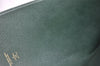 Auth Louis Vuitton Taiga Japan 15th Anniversary Documents Case Green LV 9963I