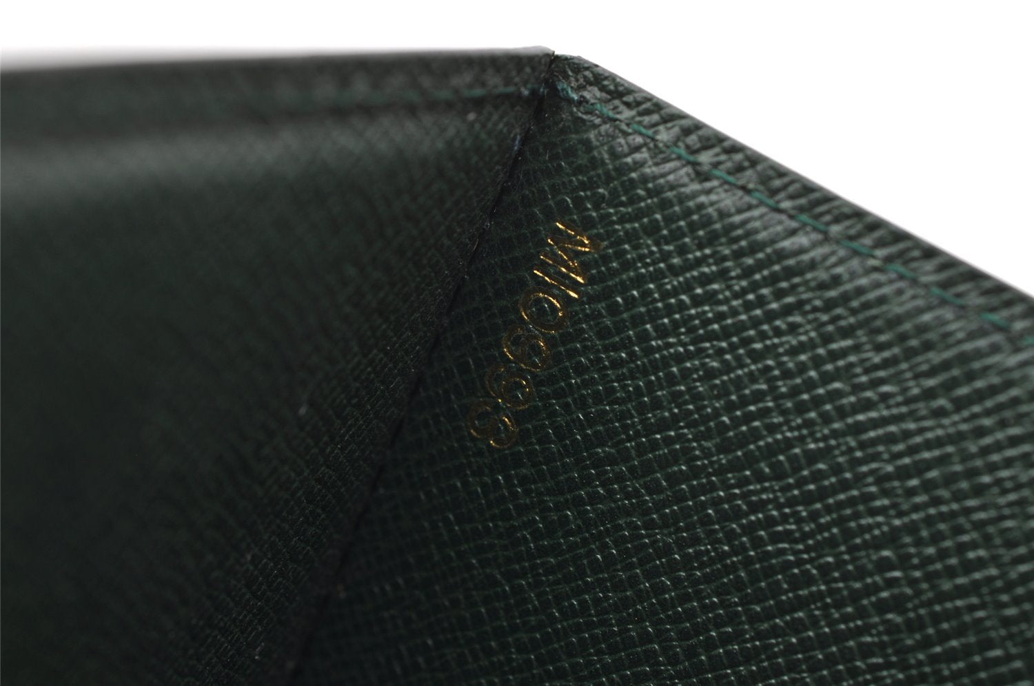 Auth Louis Vuitton Taiga Japan 15th Anniversary Documents Case Green LV 9963I
