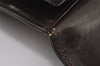 Authentic Salvatore Ferragamo Gancini Leather 2Way Shoulder Hand Bag Brown 9964I