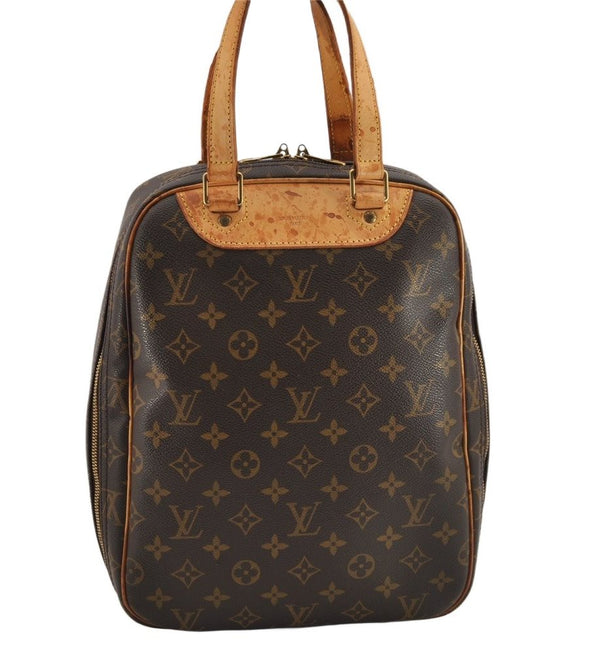 Authentic Louis Vuitton Monogram Excursion Hand Bag Purse M41450 LV 9965J