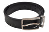 Auth Louis Vuitton Leather Belt Ceinture Pont Neuf 100cm 39.4" M6065 Black 9968I