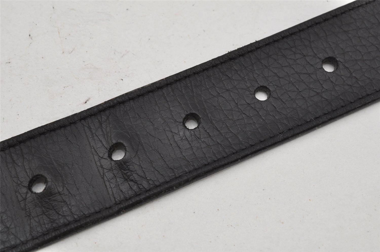 Auth Louis Vuitton Leather Belt Ceinture Pont Neuf 100cm 39.4