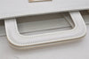 Authentic GUCCI Vintage 2in1 Tote Hand Bag Vinyl Leather Clear White Junk 9968J