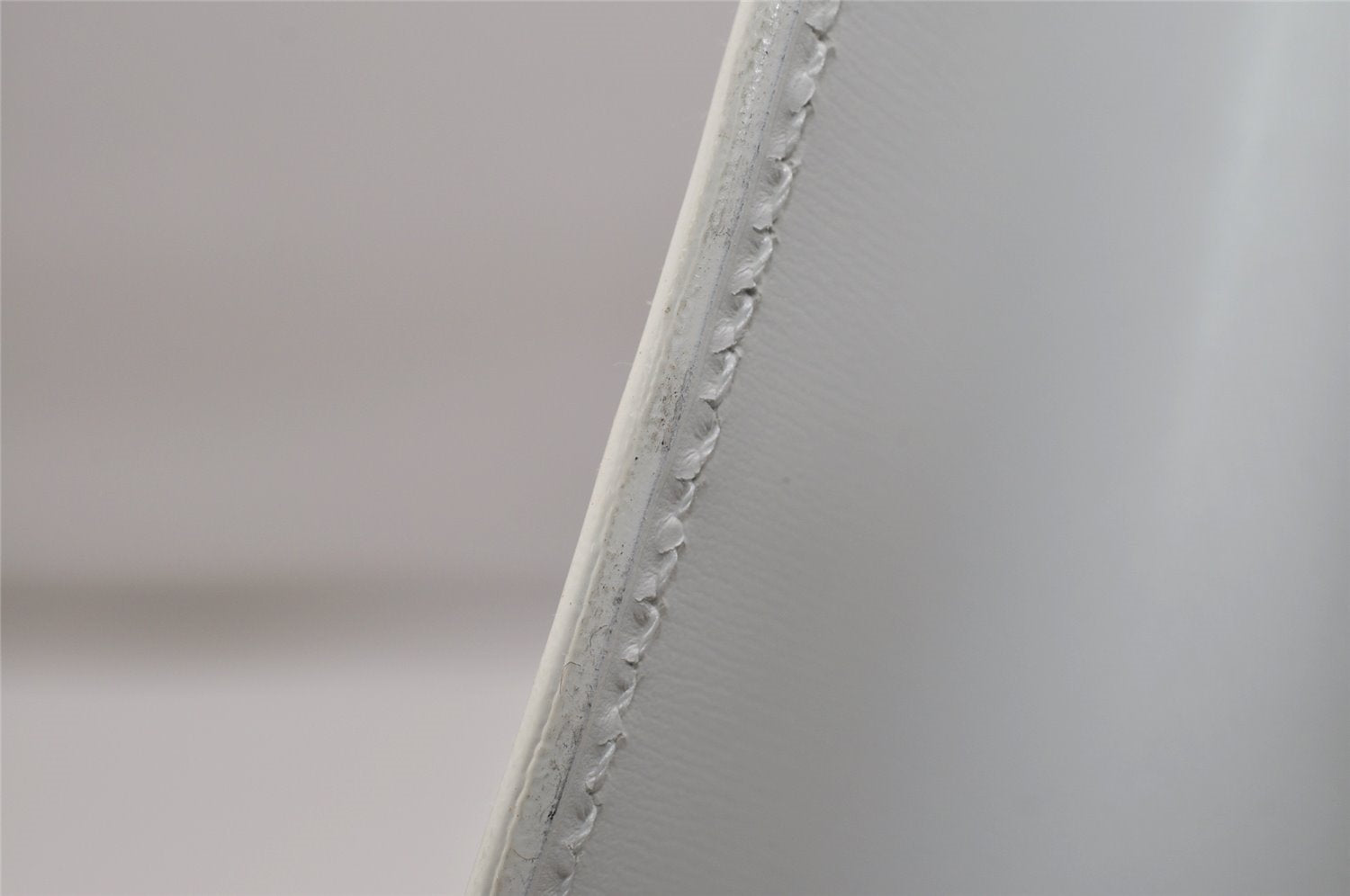 Authentic GUCCI Vintage 2in1 Tote Hand Bag Vinyl Leather Clear White Junk 9968J