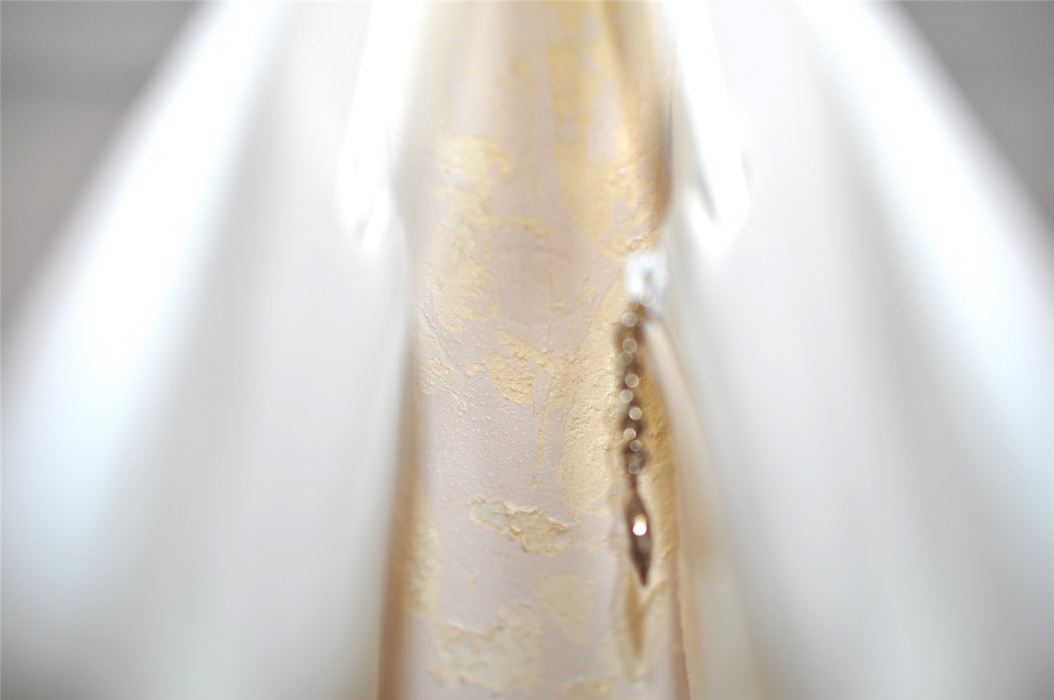 Authentic GUCCI Vintage 2in1 Tote Hand Bag Vinyl Leather Clear White Junk 9968J