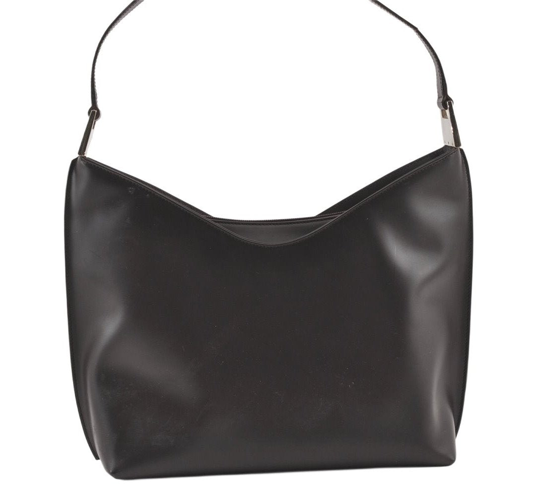 Authentic GUCCI Vintage Shoulder Hand Bag Purse Leather 0013017 Brown 9969J