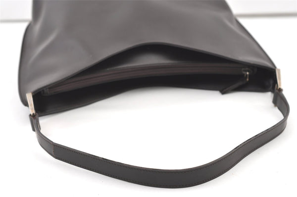 Authentic GUCCI Vintage Shoulder Hand Bag Purse Leather 0013017 Brown 9969J