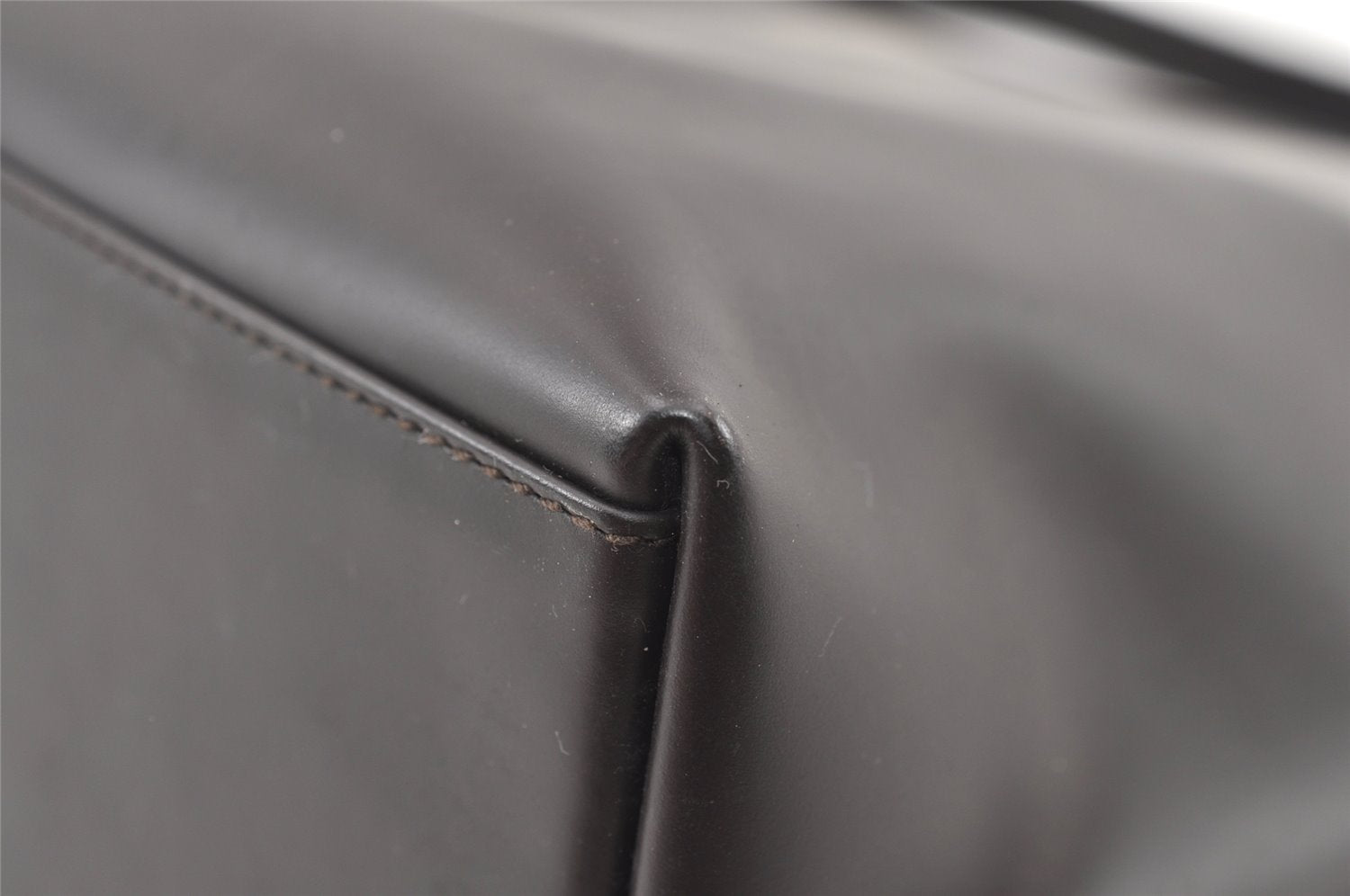 Authentic GUCCI Vintage Shoulder Hand Bag Purse Leather 0013017 Brown 9969J