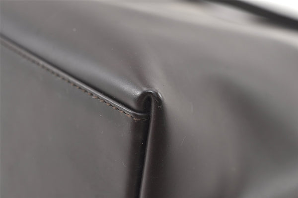 Authentic GUCCI Vintage Shoulder Hand Bag Purse Leather 0013017 Brown 9969J