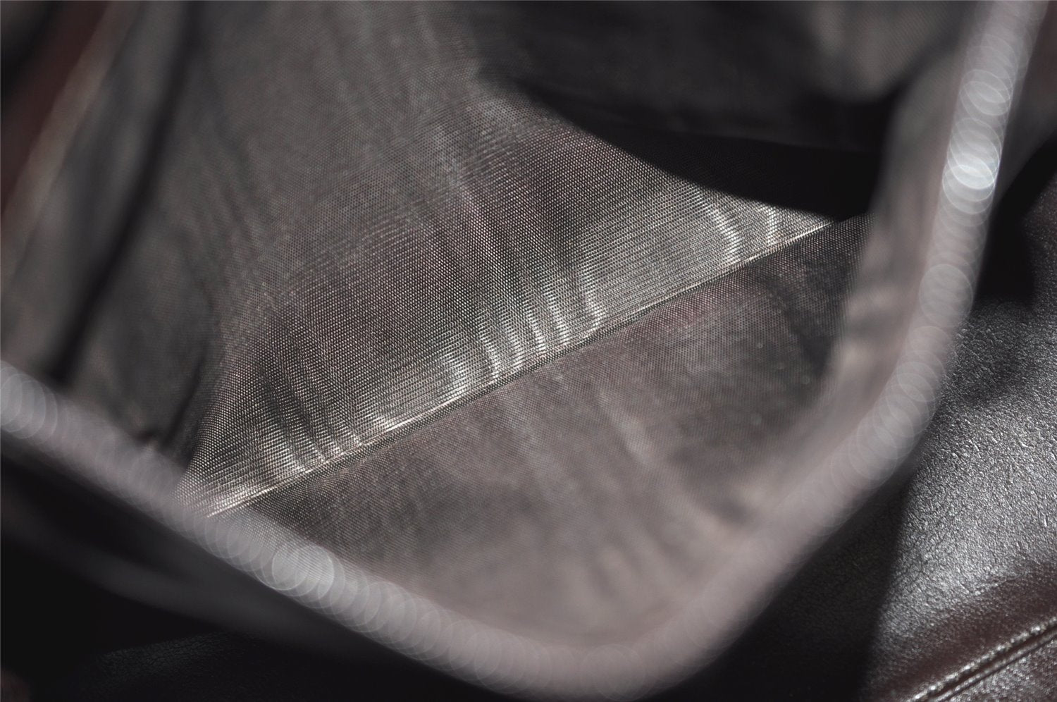 Authentic GUCCI Vintage Shoulder Hand Bag Purse Leather 0013017 Brown 9969J