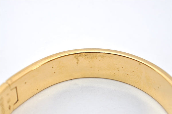 Authentic HERMES Clic Clac Email PM Bangle Bracelet Accessory Gold Box 9970I