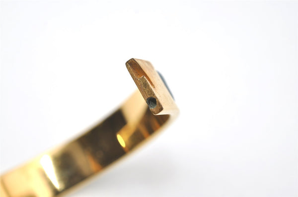 Authentic HERMES Clic Clac Email PM Bangle Bracelet Accessory Gold Box 9970I