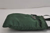 Authentic PRADA Vintage Nylon Tessuto Shoulder Cross Body Bag Purse Green 9970J