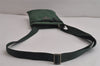 Authentic PRADA Vintage Nylon Tessuto Shoulder Cross Body Bag Purse Green 9970J