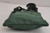 Authentic PRADA Vintage Nylon Tessuto Shoulder Cross Body Bag Purse Green 9970J