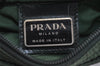 Authentic PRADA Vintage Nylon Tessuto Shoulder Cross Body Bag Purse Green 9970J
