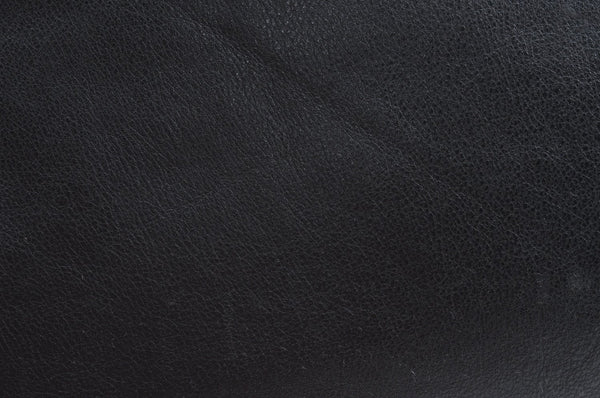 Authentic GUCCI Vintage Travel Tote Bag Leather 211126 Black 9972H