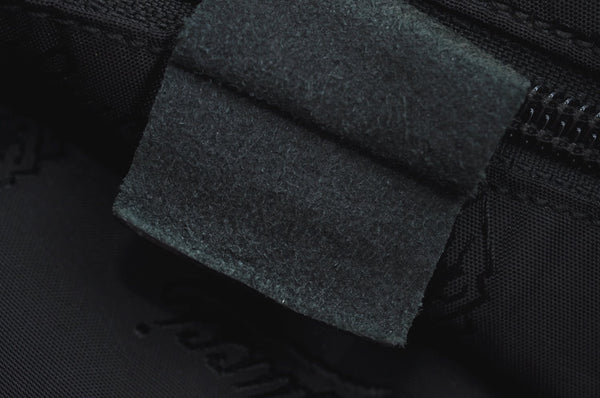 Authentic GUCCI Vintage Travel Tote Bag Leather 211126 Black 9972H