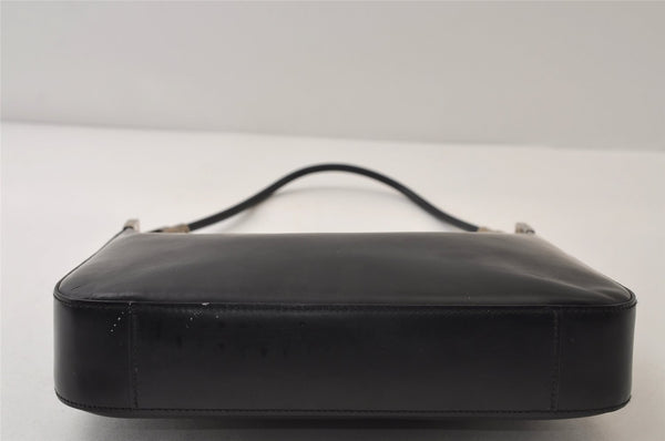 Authentic GUCCI Vintage Shoulder Hand Bag Purse Leather 0013812 Black 9972I