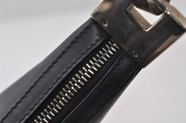 Authentic GUCCI Vintage Shoulder Hand Bag Purse Leather 0013812 Black 9972I