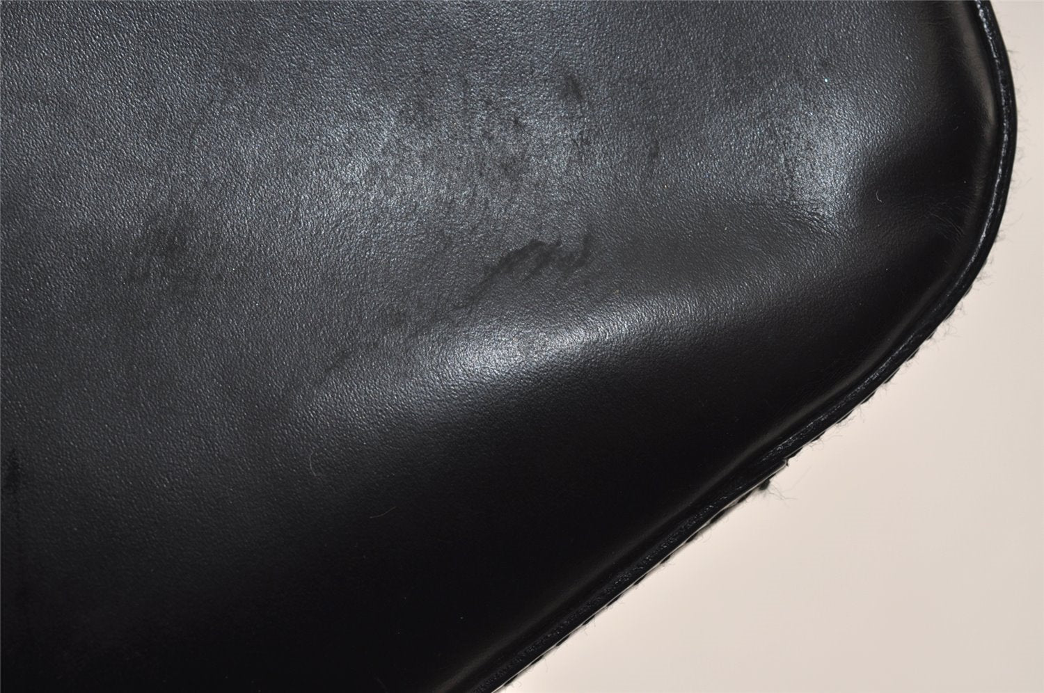 Authentic GUCCI Vintage Shoulder Hand Bag Purse Leather 0013812 Black 9972I