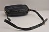 Authentic FENDI Zucca Shoulder Cross Body Bag Purse Canvas Enamel Navy 9973J