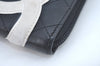 Authentic CHANEL Calf Skin Cambon Line Zippy Organizer Wallet Purse Black 9975I