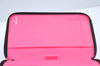Authentic CHANEL Calf Skin Cambon Line Zippy Organizer Wallet Purse Black 9975I