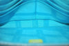 Authentic HERMES Azap Long Silk In Wallet Purse Leather Light Green Blue 9976I