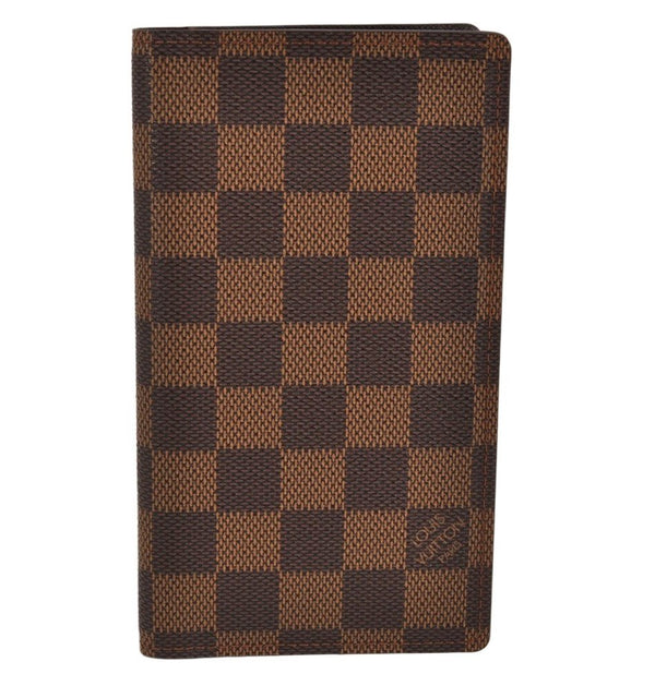 Authentic Louis Vuitton Damier Agenda Poche Notebook Cover R20703 LV 9976J