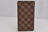 Authentic Louis Vuitton Damier Agenda Poche Notebook Cover R20703 LV 9976J